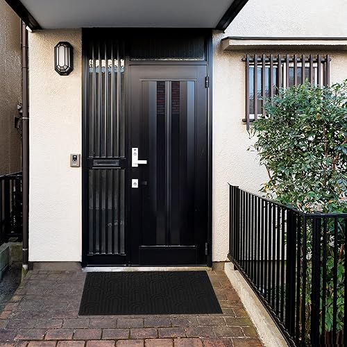 Miniatura 10 de GRANNY SAYS Felpudo para interiores, 32 x 48 pulgadas, antideslizante, tapete grande para puerta, tapete de bienvenida para exteriores, lavable,