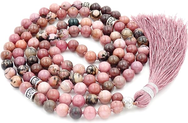 Fukugems Mala tibetano 108 perline collana uomo donna Mala bracciale meditazione buddista - 1