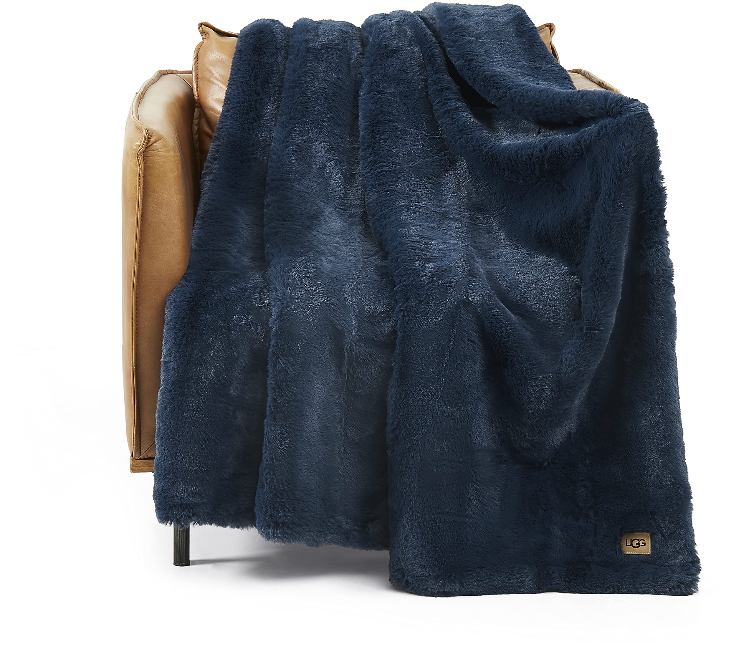 UGG 16804 Euphoria Plush Faux Fur Reversible Throw Blanket Easy Care