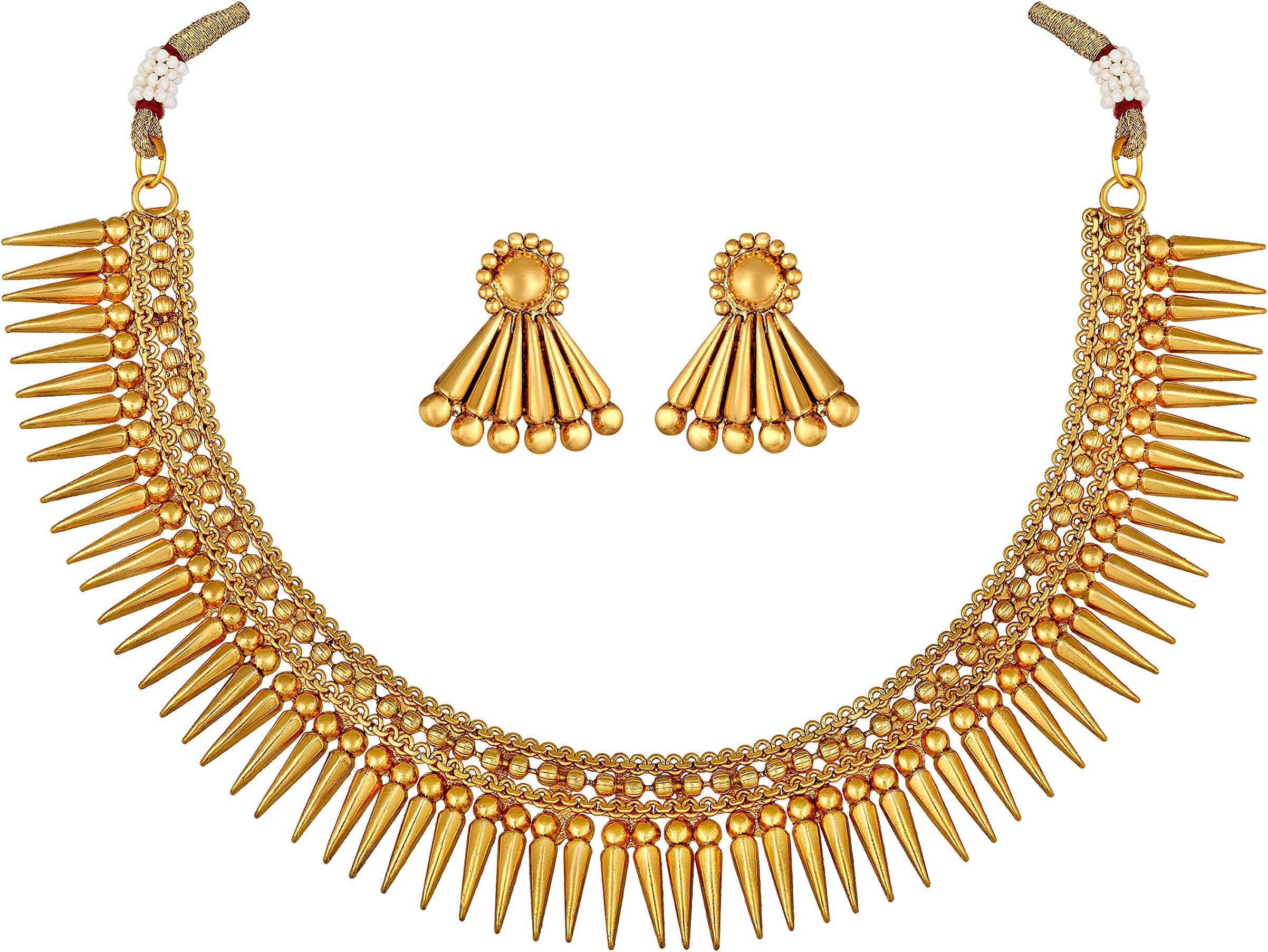Designer Traditional Indian Necklace Earrings Ethnic Fashion Bollywood Wedding Party Jewelry Set Gift for Women