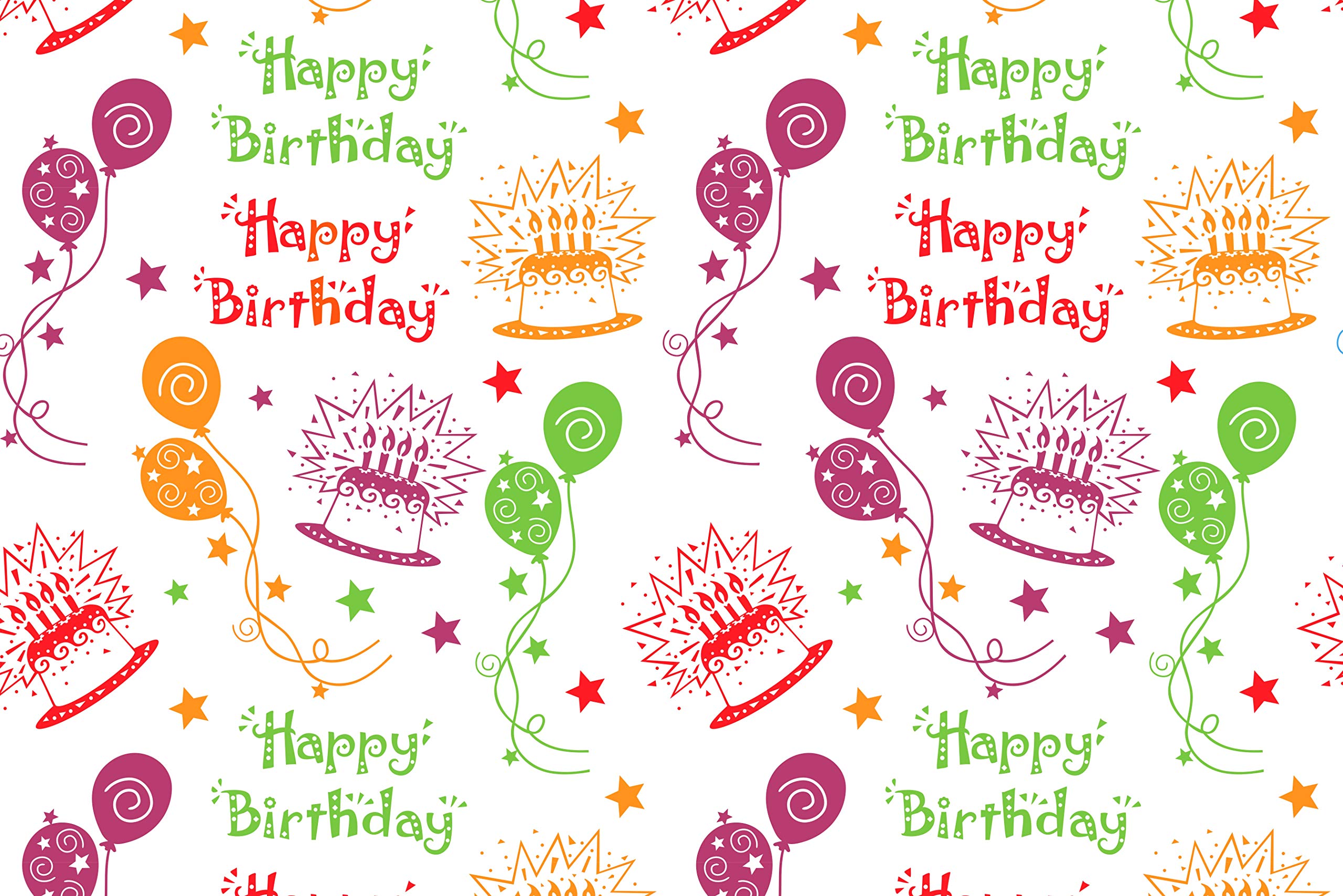Emergency Birthday Wrapping Paper Downloadable Happy