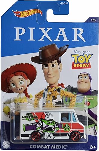 Hot Wheels Médico de combate, Blanco Pixar Toy Story 15
