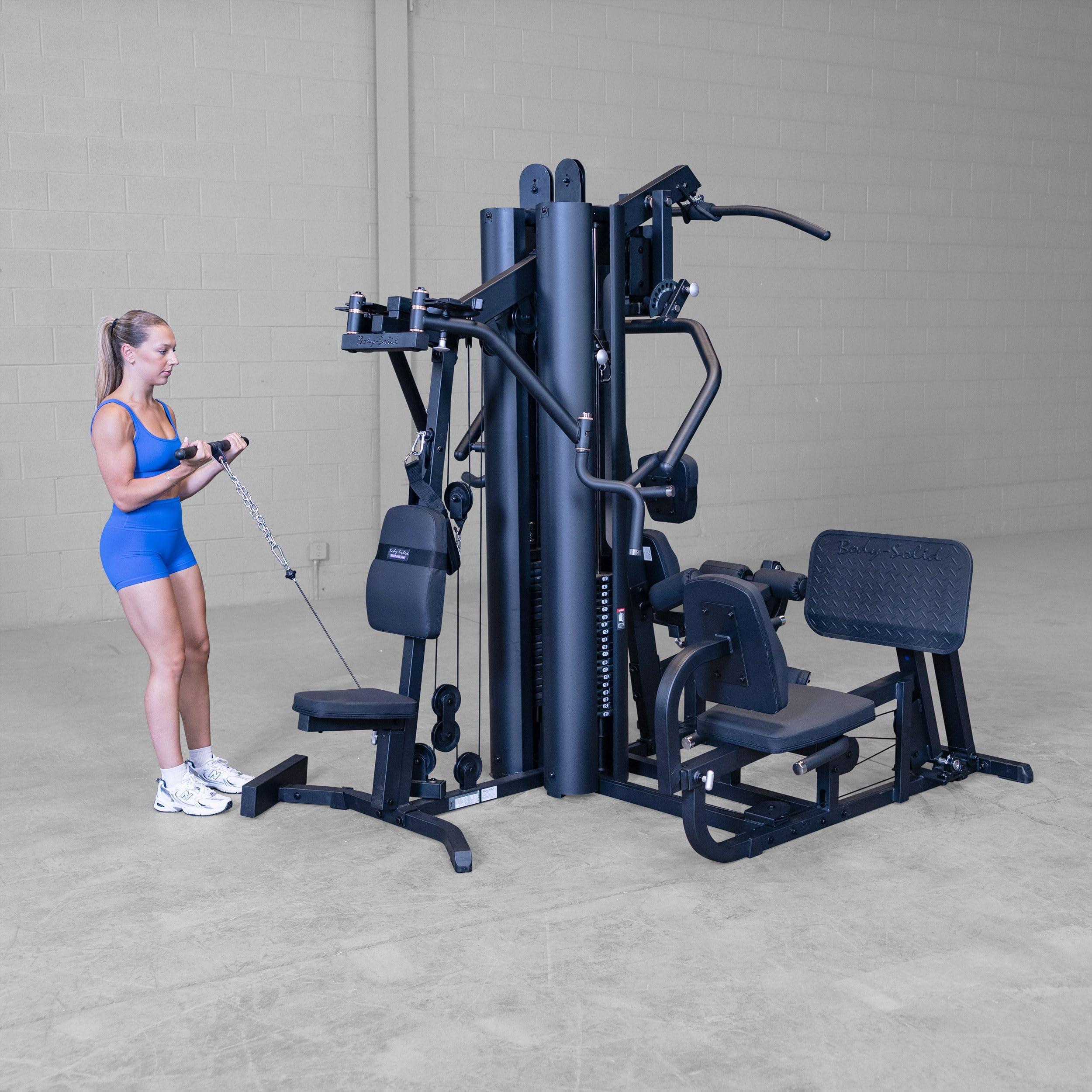 Body-Solid G-9U Kraftstation | Ganzkörpertrainer | inklusive 2X 95kg-Steckgewichtsblock | Home-Gym | Fitnessstation | Multi-Gym | Power-Tower für zuhause