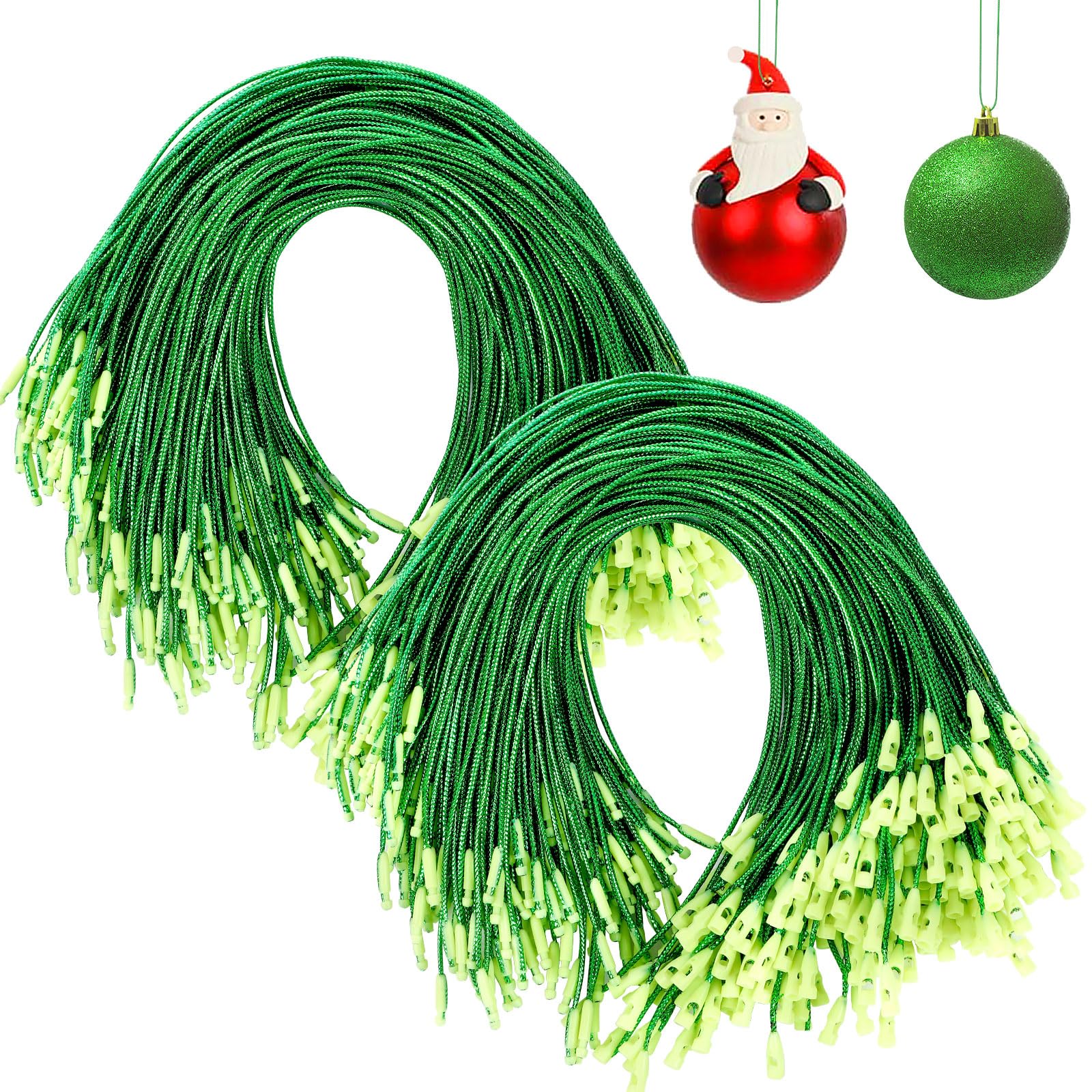 JUNEBRUSHS 600Pcs Christmas Ornament Hooks
