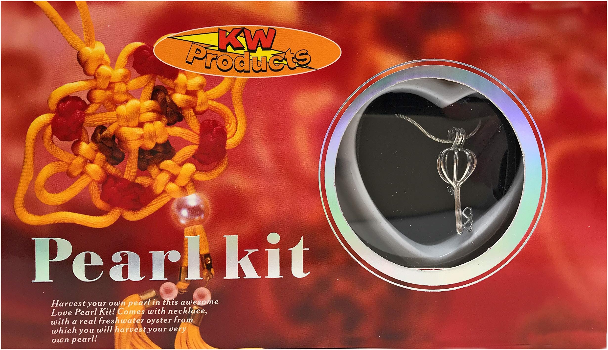 Official Precious Pearl by KW Products, Cultured Pearl in Oyster Key Pendant