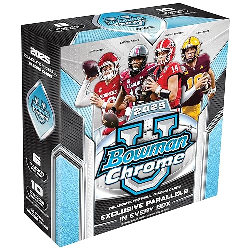 2025 Bowman University Chrome Football - Factory Sealed - Mega