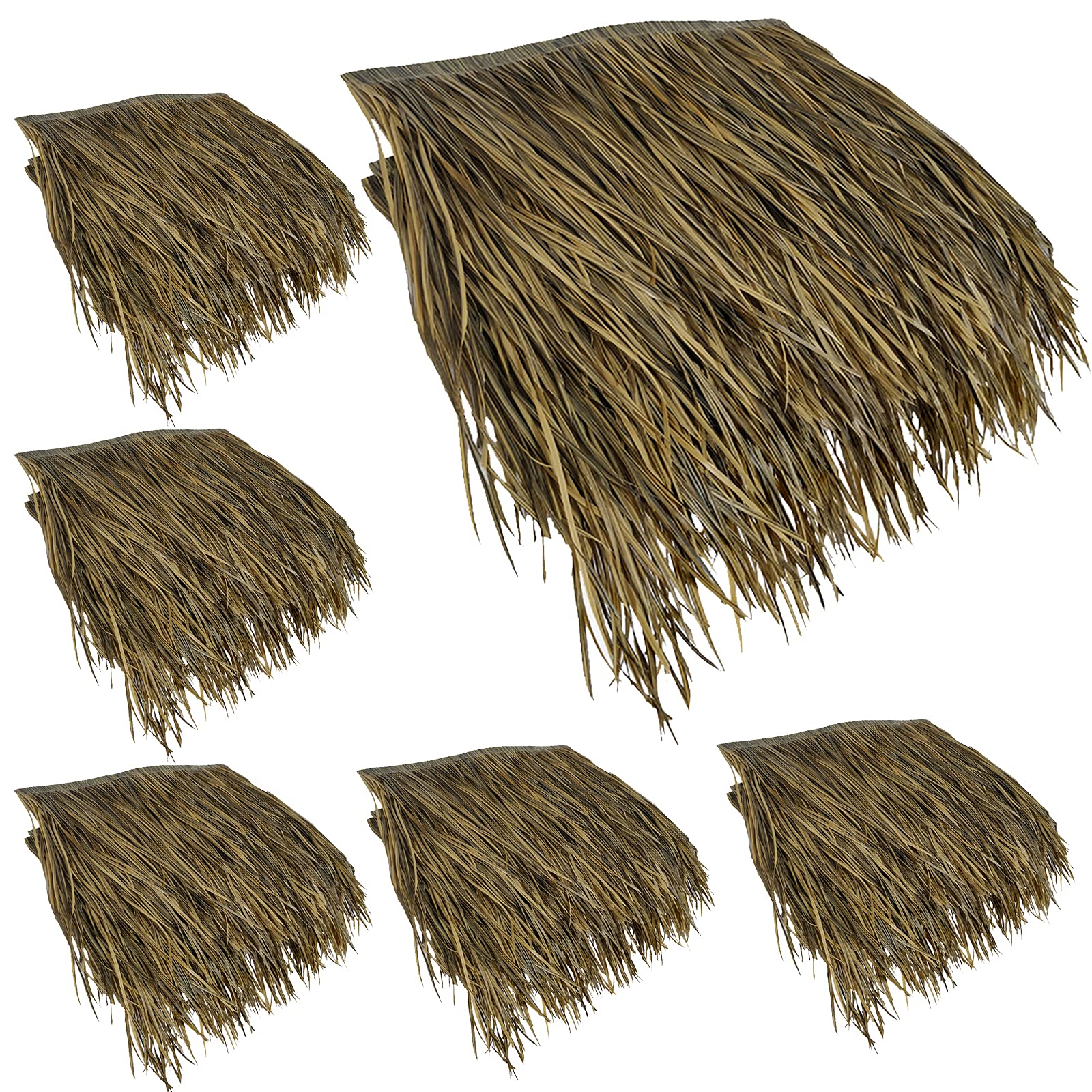 Tuile de toit en palmier artificiel 0.5x0.47m jupe paille pour toiture gazebo mur