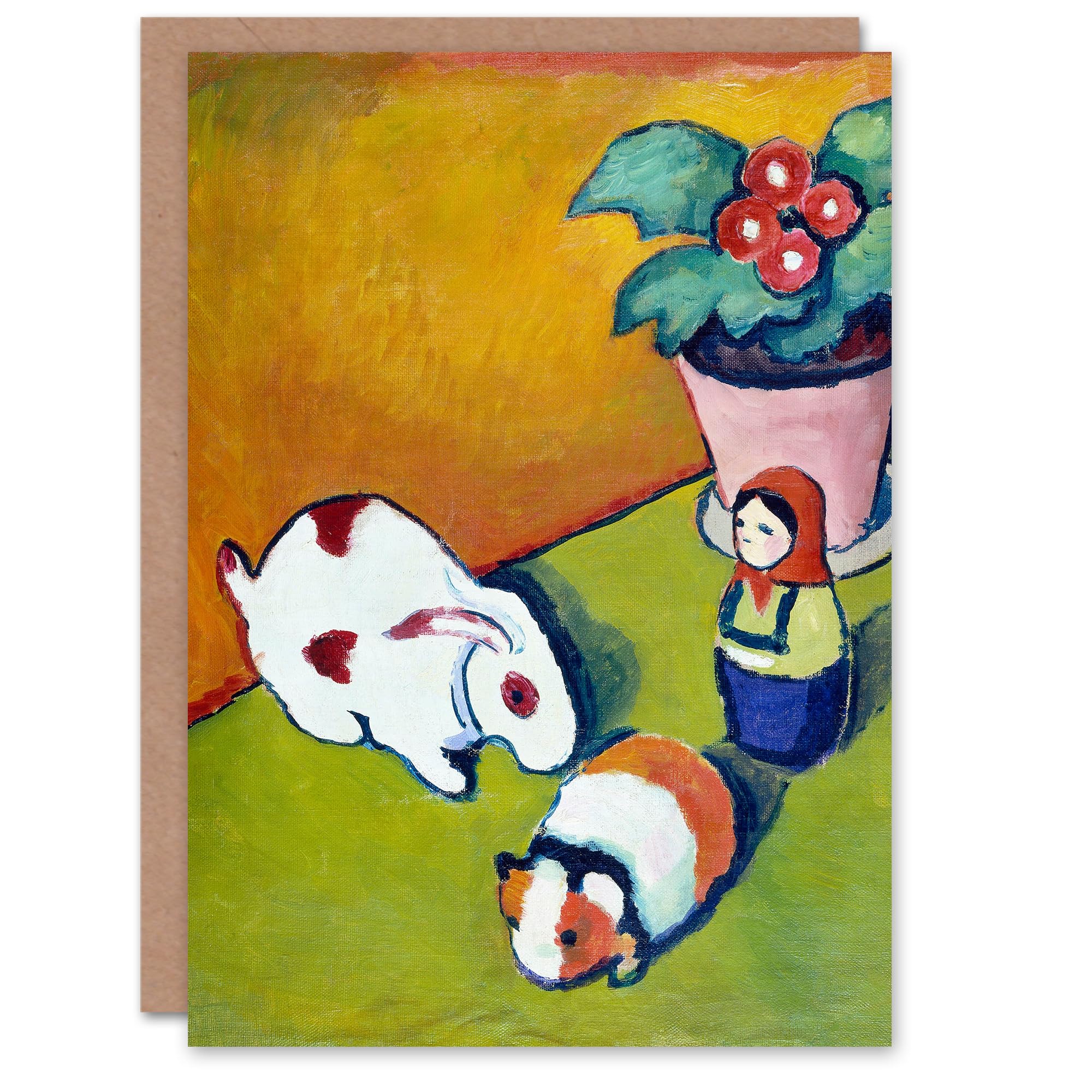 Artery8 August Macke Art Card Little Walters Toys Painting