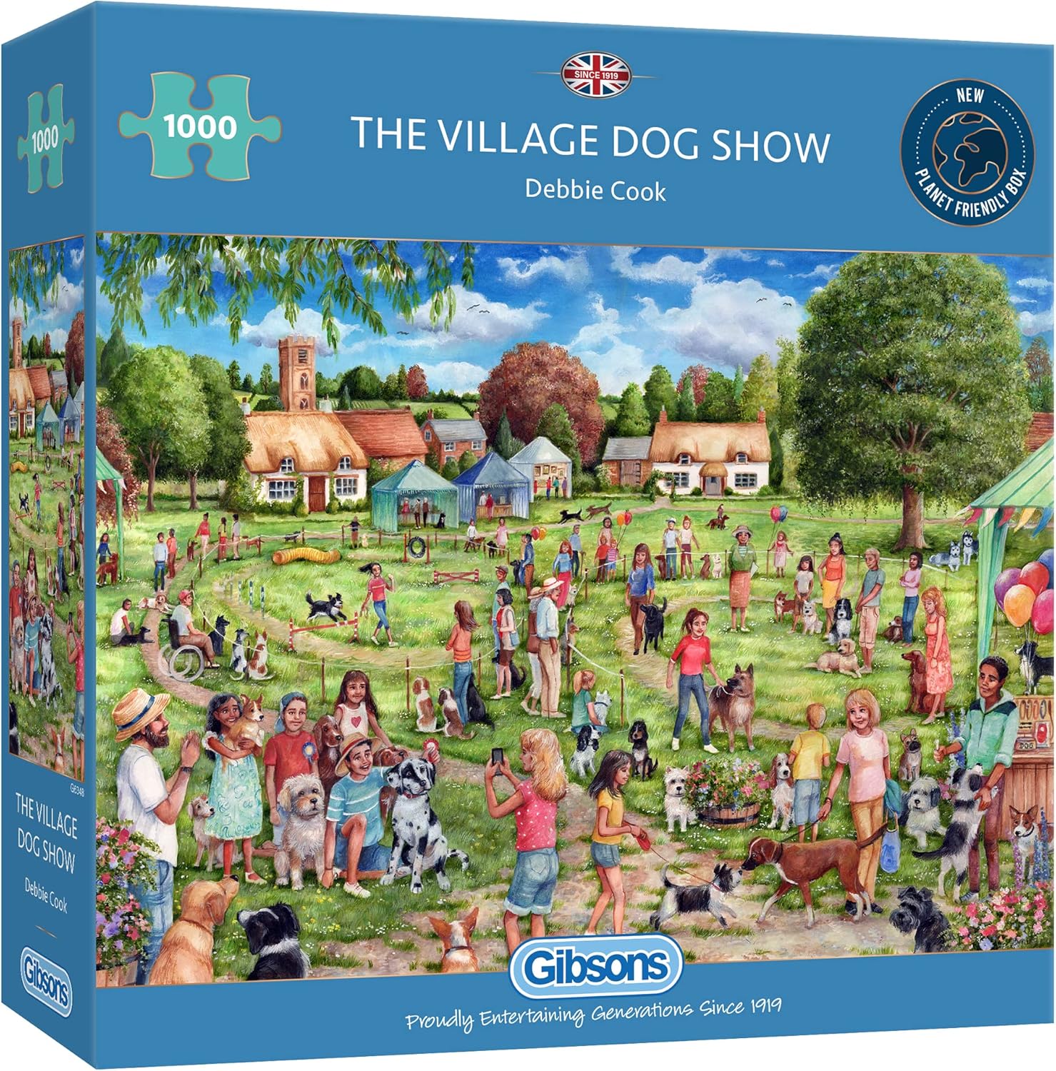 The Village Dog Show 1000 Piece Jigsaw Puzzle Dog Jigsaw Puzzle