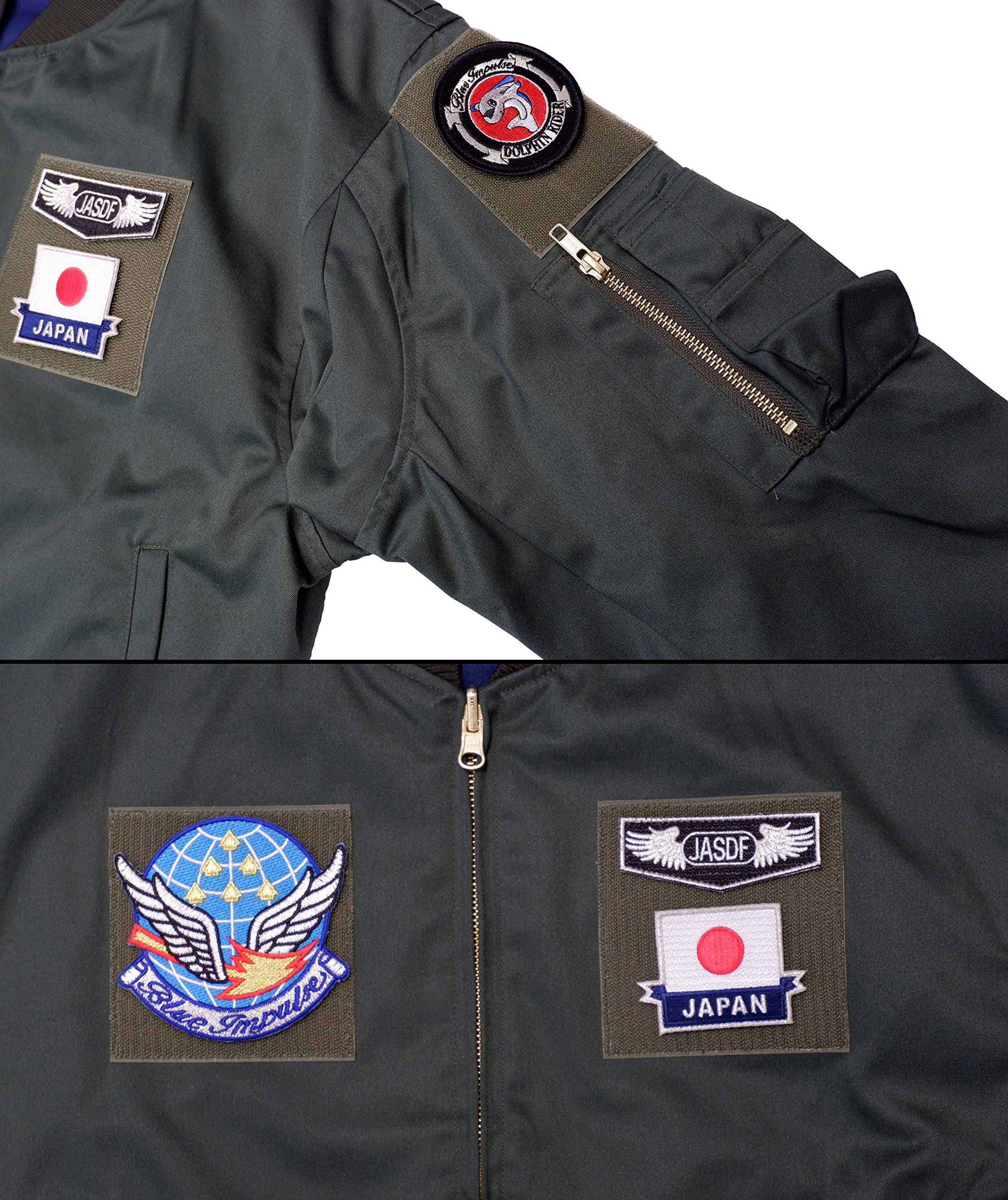 Amazon.co.jp: 航空自衛隊 フライトジャンパー リバーシブル