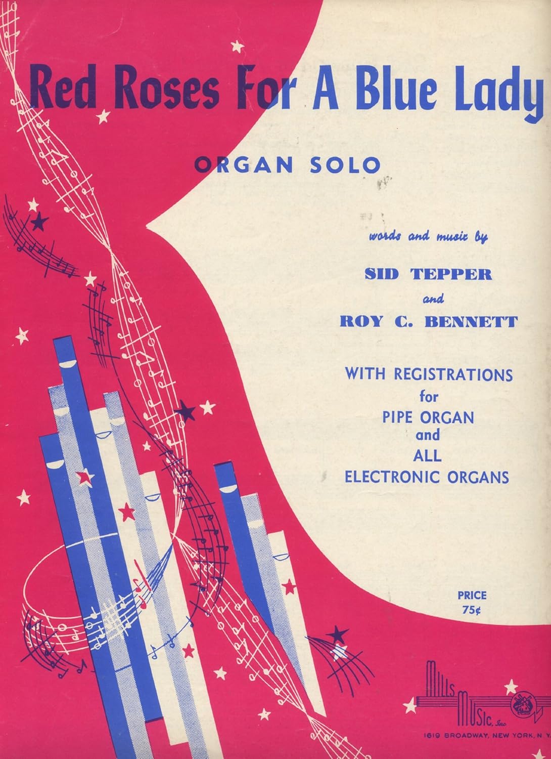 Red Roses for a Blue Lady Solo) (With Registrations for Pipe