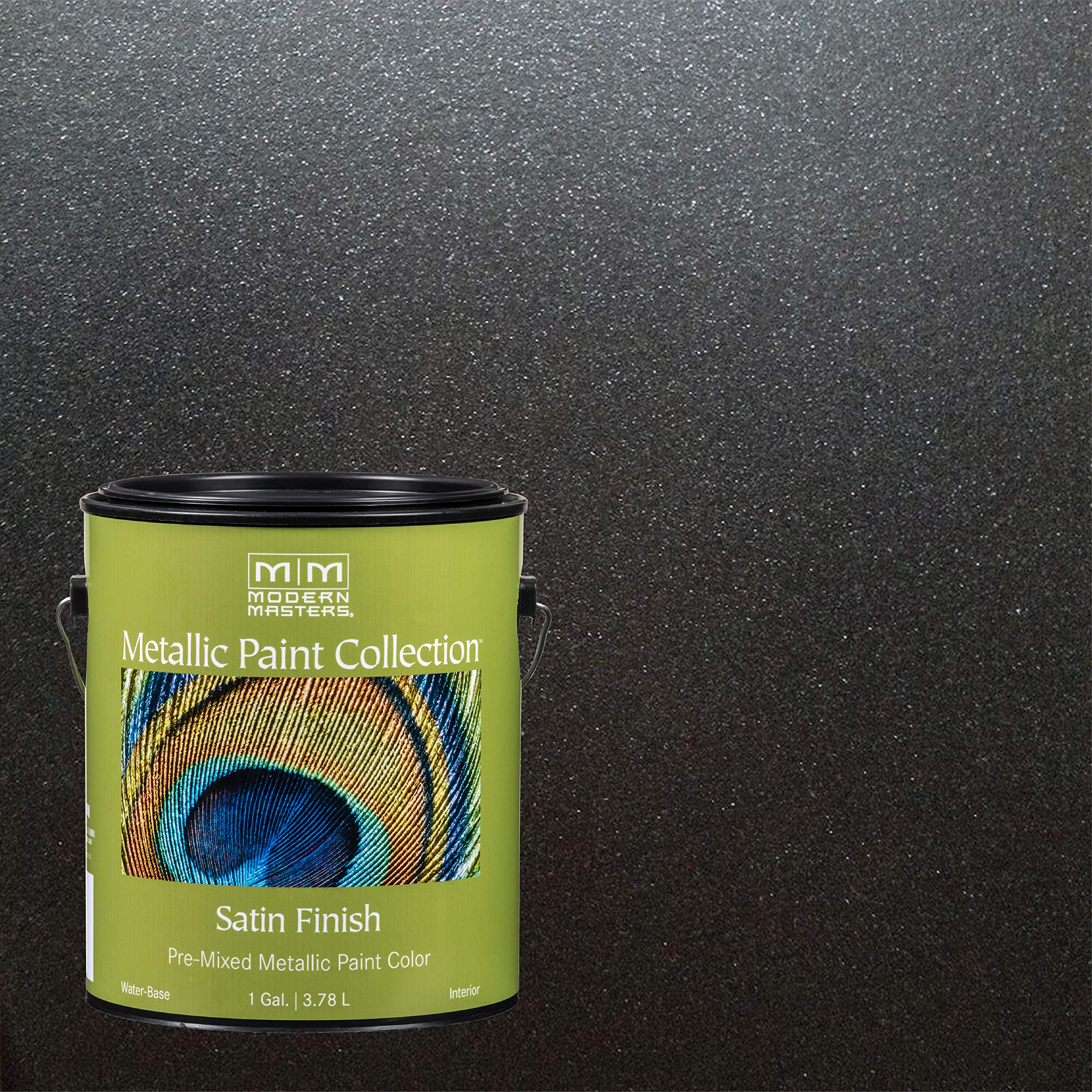 Metallic Gray Wall Paint