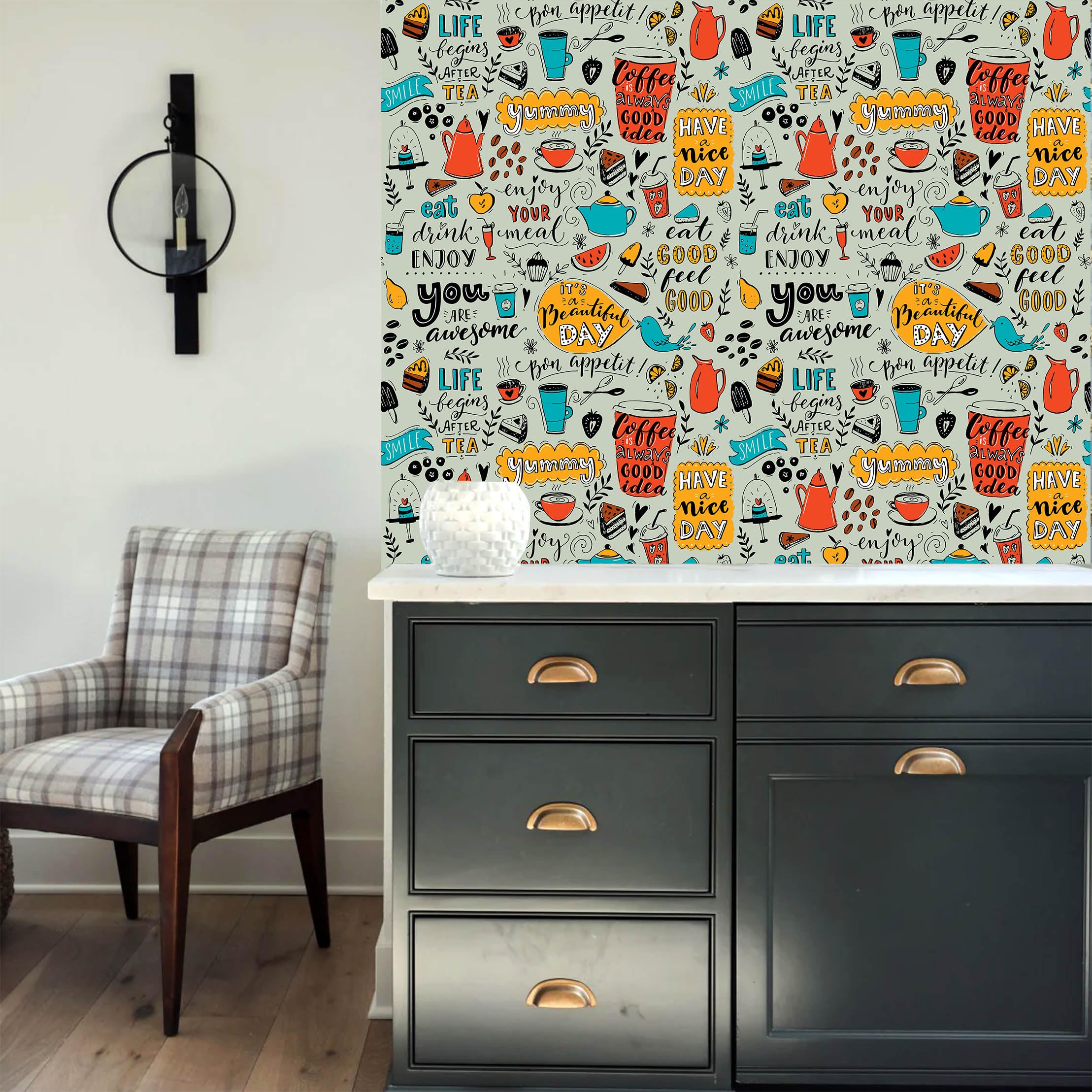 Tamatina Wallpapers | Laminaetd DIY Wallpaper | Self Adhesive| Home| Food| Cafeteria | Hotel | Living Room,Kitchen Shelf Liner Wallpaper Interior|.FH (B08MZT5Q23) Amazon Price History, Amazon Price Tracker