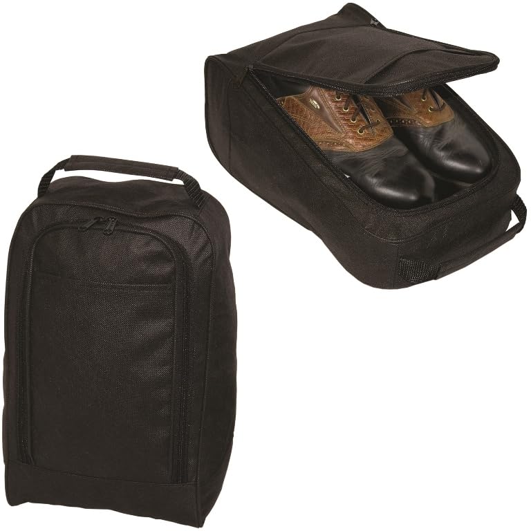 212 Main Non Woven Golf Shoe Bag - Black