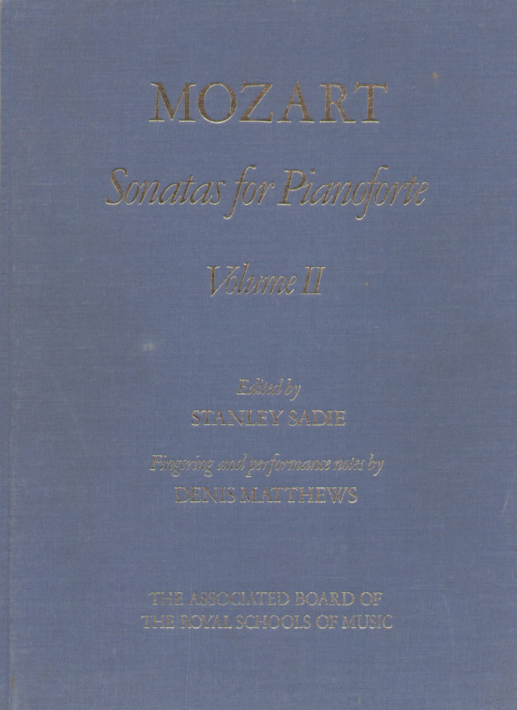 Sonatas for Pianoforte, Volume II: Clothbound hardback