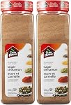 Club House Sugar Cinnamon, Kosher, mélange parfait de sucre & Cinnamon, Saupoudrer de cookies, Muffins & Pain, Grand Compliment pour Toast, Farine d'avoine & Café, 850g