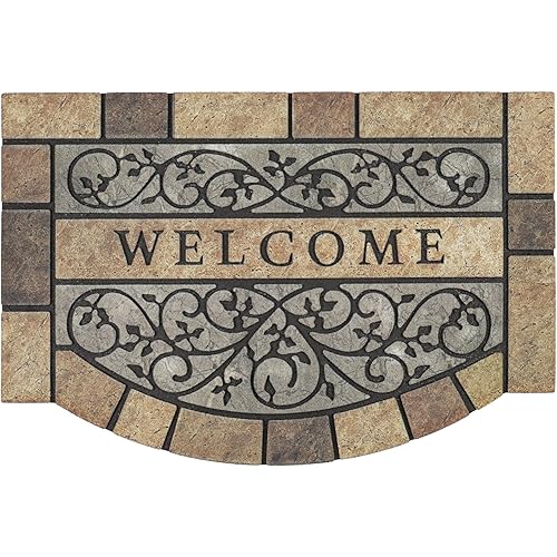 24 * 36" Heavy Duty Welcome Mats Outdoor No Slip Rubber Outdoor Mats for Home Entrance