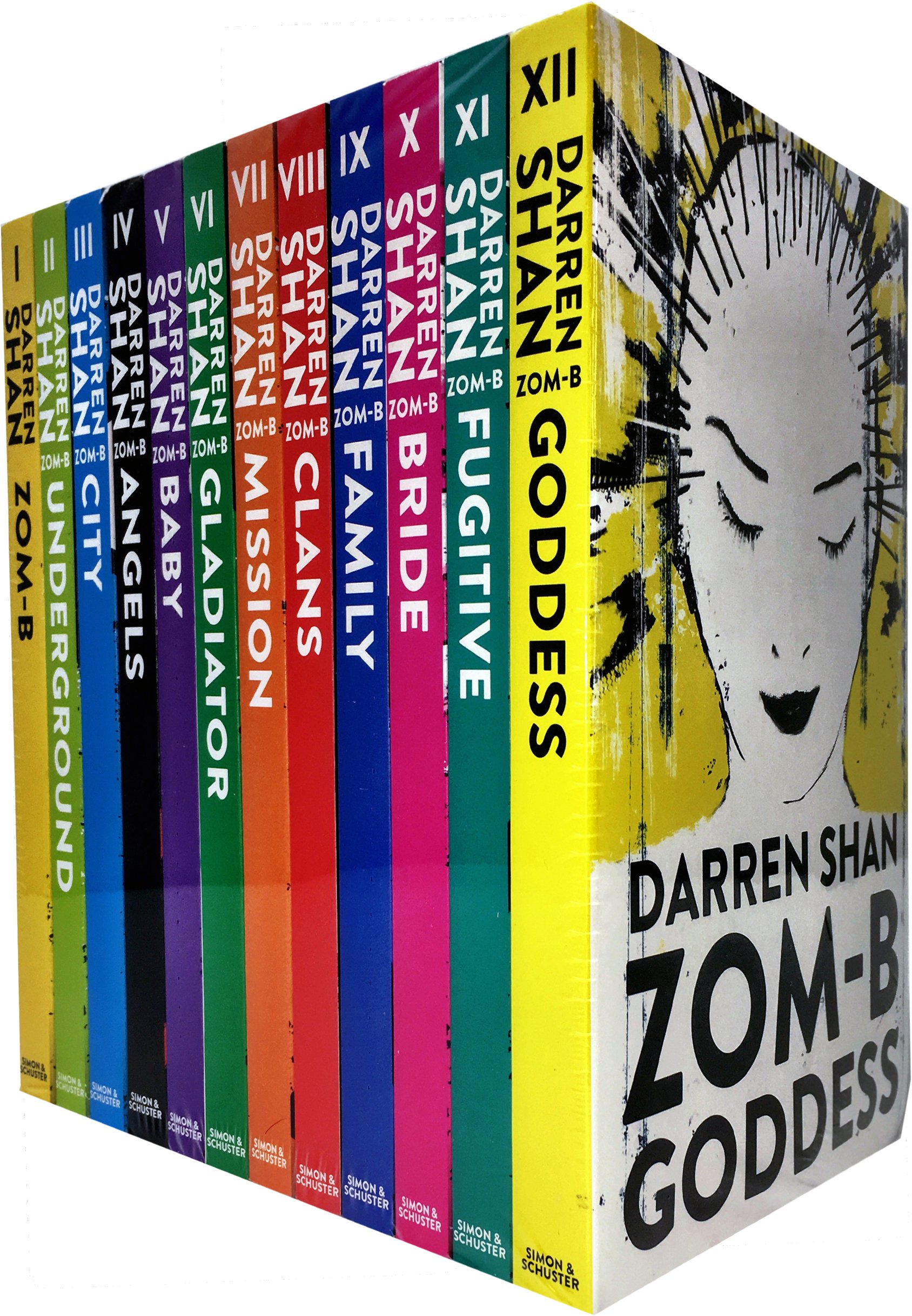 Zom-B 12 Books Collection Set Pack By Darren Shan (Zom-B, Un