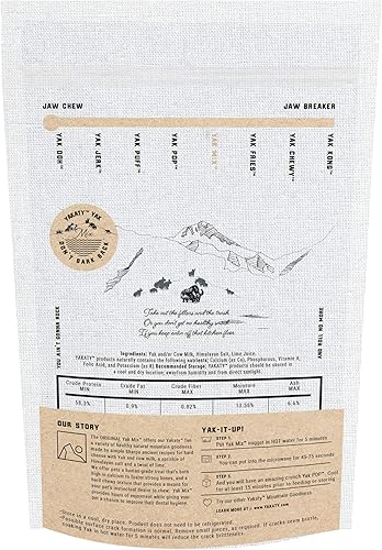 Miniatura 2 de Yakaty Mix 4oz  Natural Himalayan Goodness Dog Chewy, Pop and Puff todo en una bolsa
