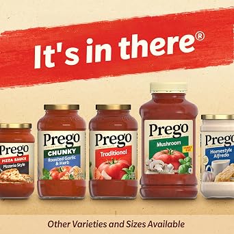 Prego Traditional Lower Sodium Pasta Sauce, 23.5 oz Jar