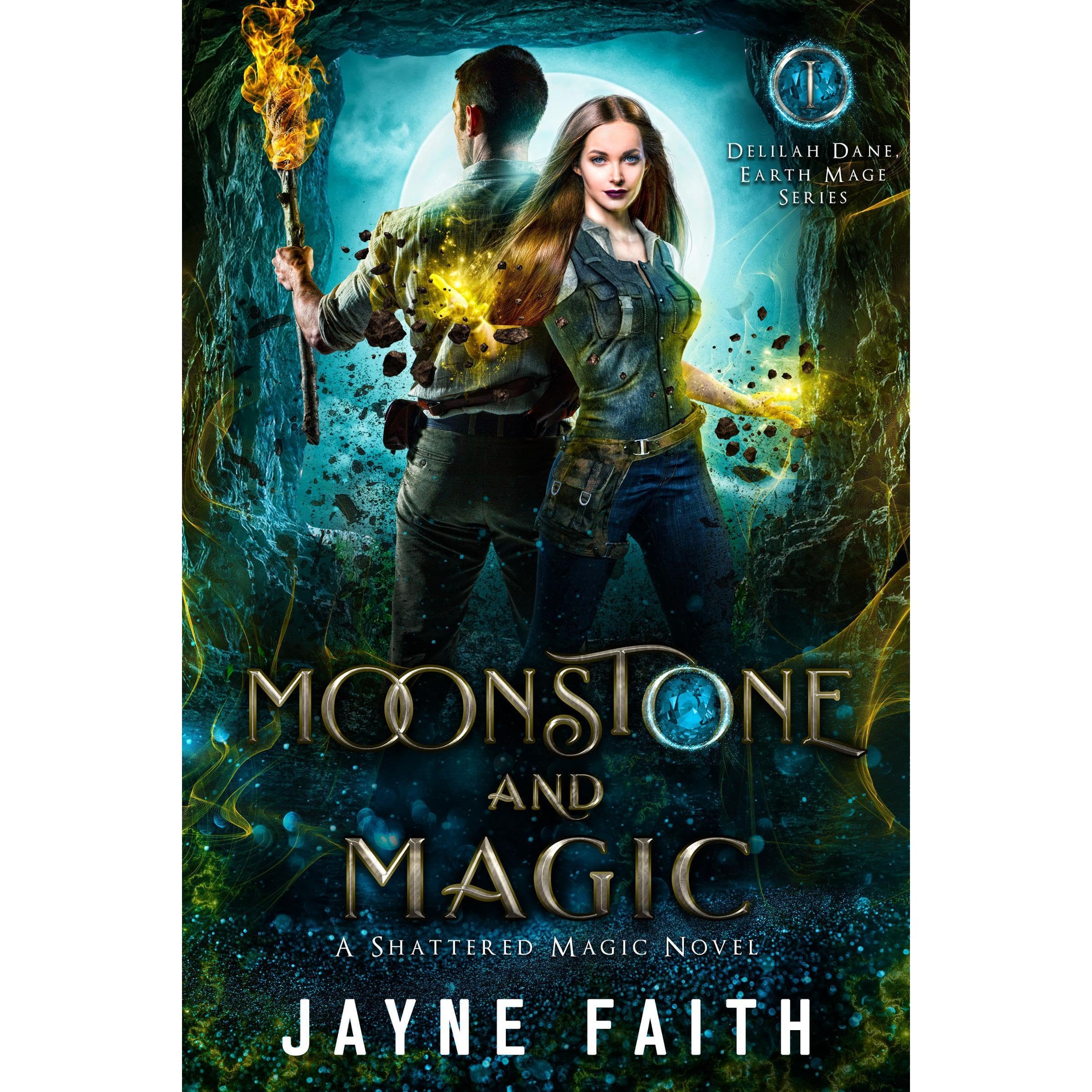 Book cover for Delilah Dane Earth Mage series