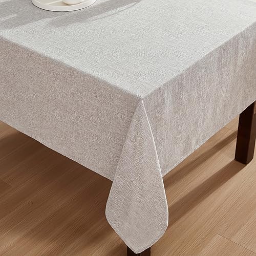 Miniatura 8 de Laura Ashley Harper Mantel de tela suave de lujo para cenas formales o informales, vacaciones, banquetes, bodas o fiestas, 60 x 84 pulgadas, color