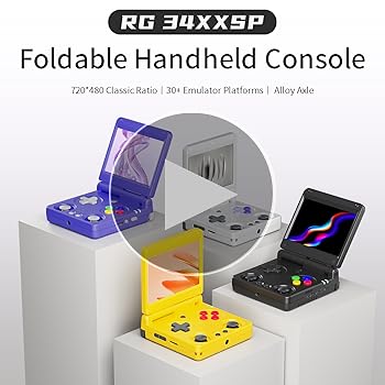 【ほぼ未使用】Anbernic RG34XXSP 64GB Amazon.com: RG34XXSP Retro Handheld Game Console RG34XX SP