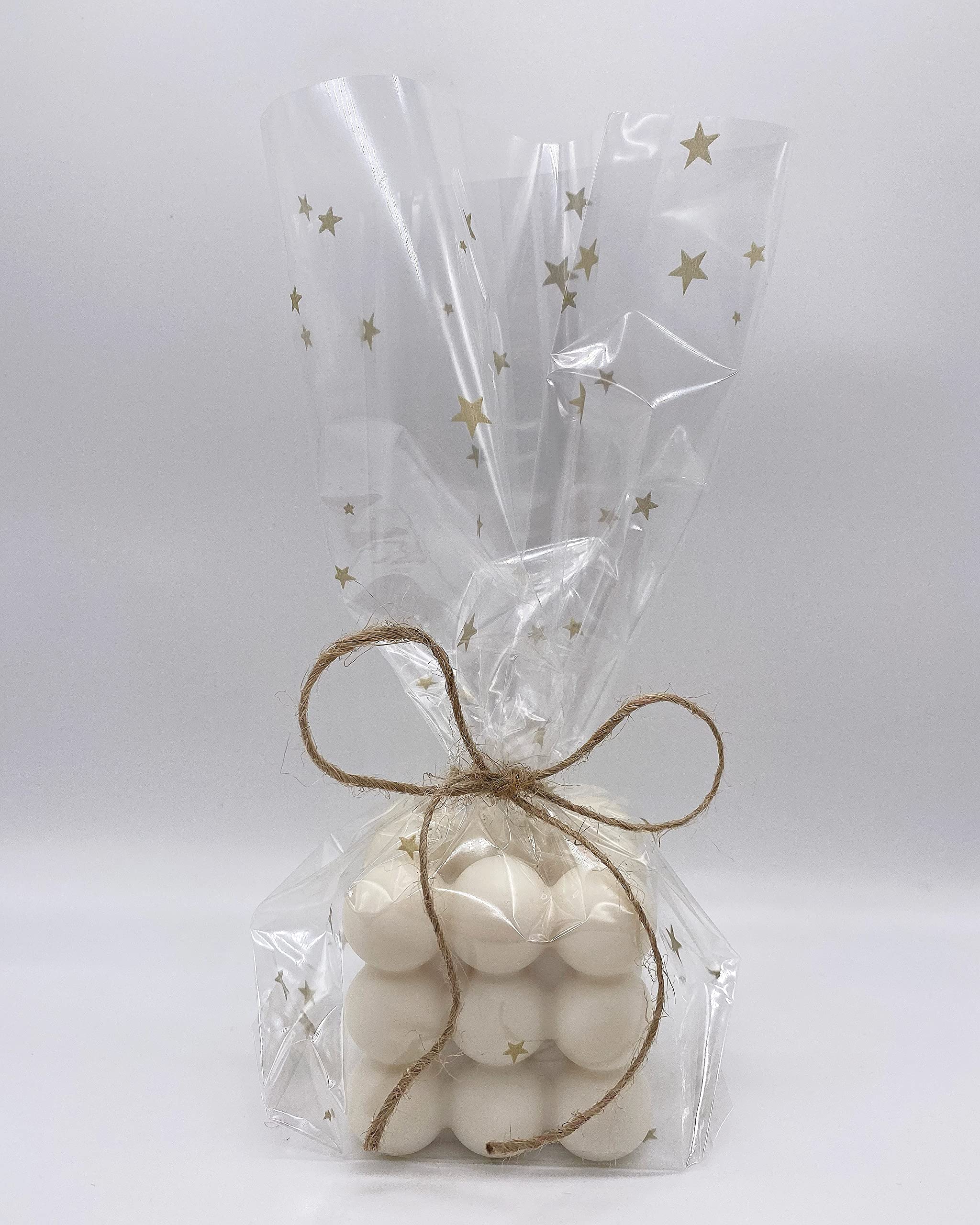 Bubble Kerzen (10 Stück) Größe 6x6x6 cm | Handmade in Germany | Würfel Romantik Candle Deko