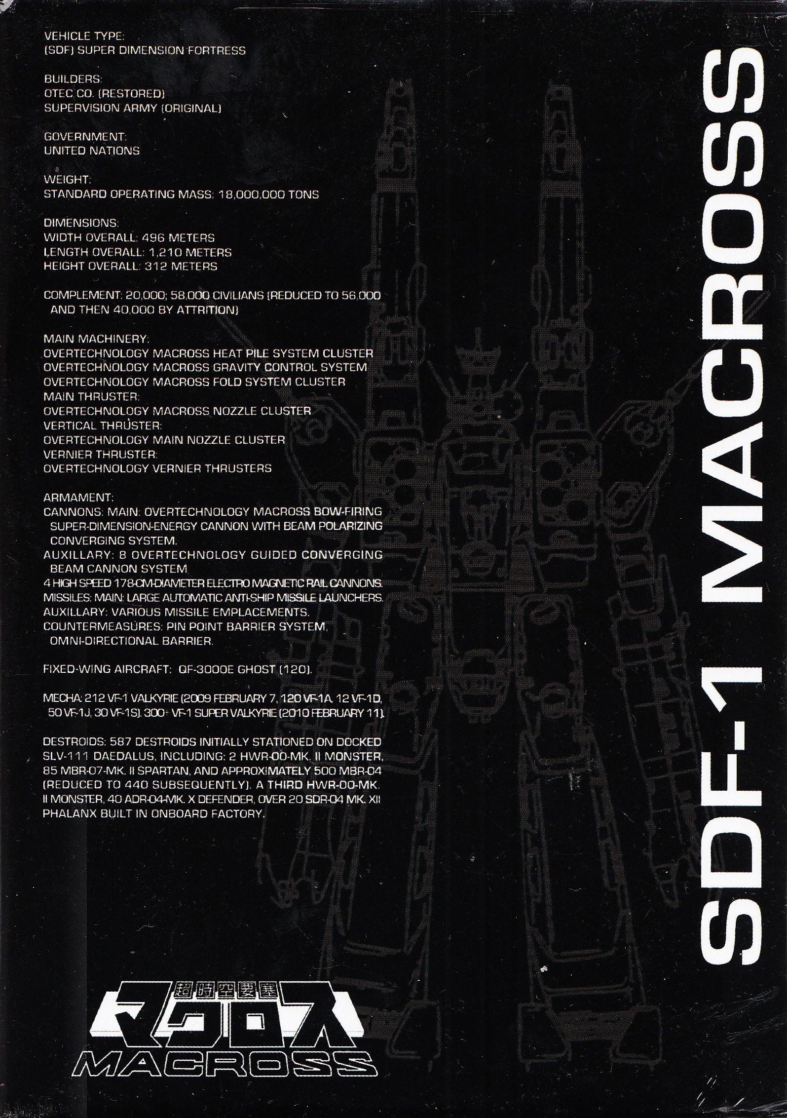 Macross Super Dimension Fortress: Complete Box set - 36 Episodes