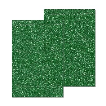 2 Pack 8 x 12 Glitter Dark Green Acrylic Sheet, 3mm Thick Acrylic Plexiglass Boards for Laser Cutting and DIY Craft Projects