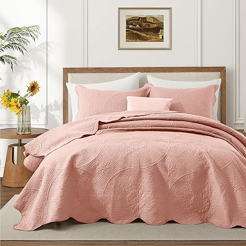 Vista 337 de IR Imperial Rooms - 10 juegos de colcha tamaño individual (68 x 86 pulgadas), para hoteles, habitaciones de huéspedes, colchas ligeras reversibles