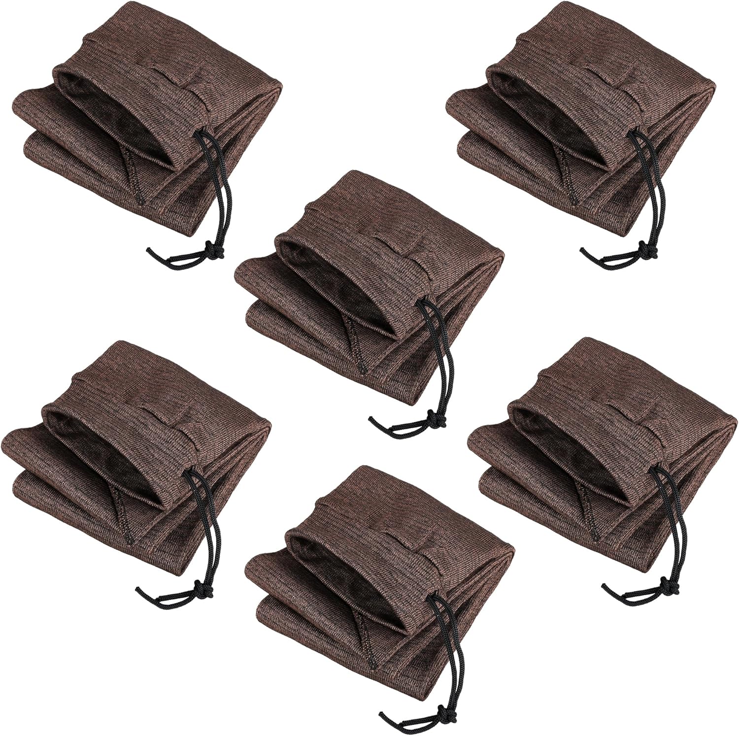 TPO 54"x6" Silicone Treated Knit Gun Sock Cover, Non-Destructive, Easy-Slide, Rust-Preventing Rifle Cover Case Fit Most Rifles or Shotguns (Camo-6 Pack)