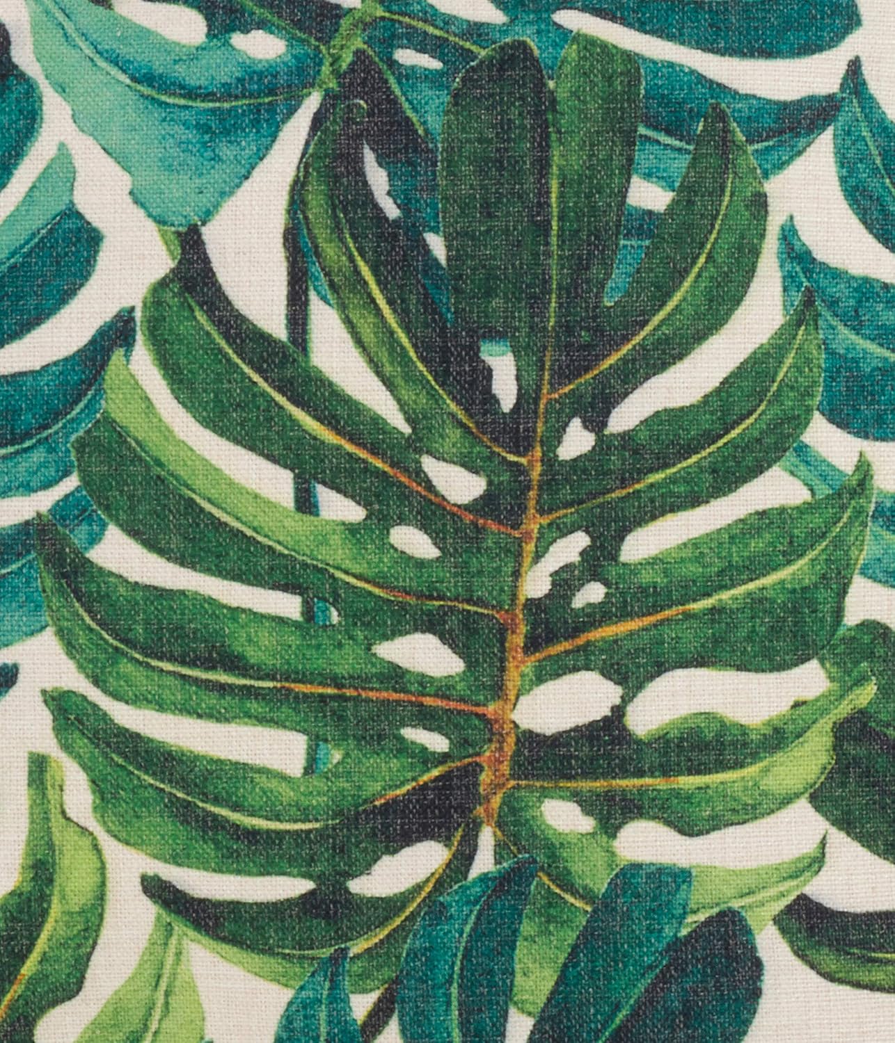 SARO LIFESTYLE Banana Leaf Throw Pillow