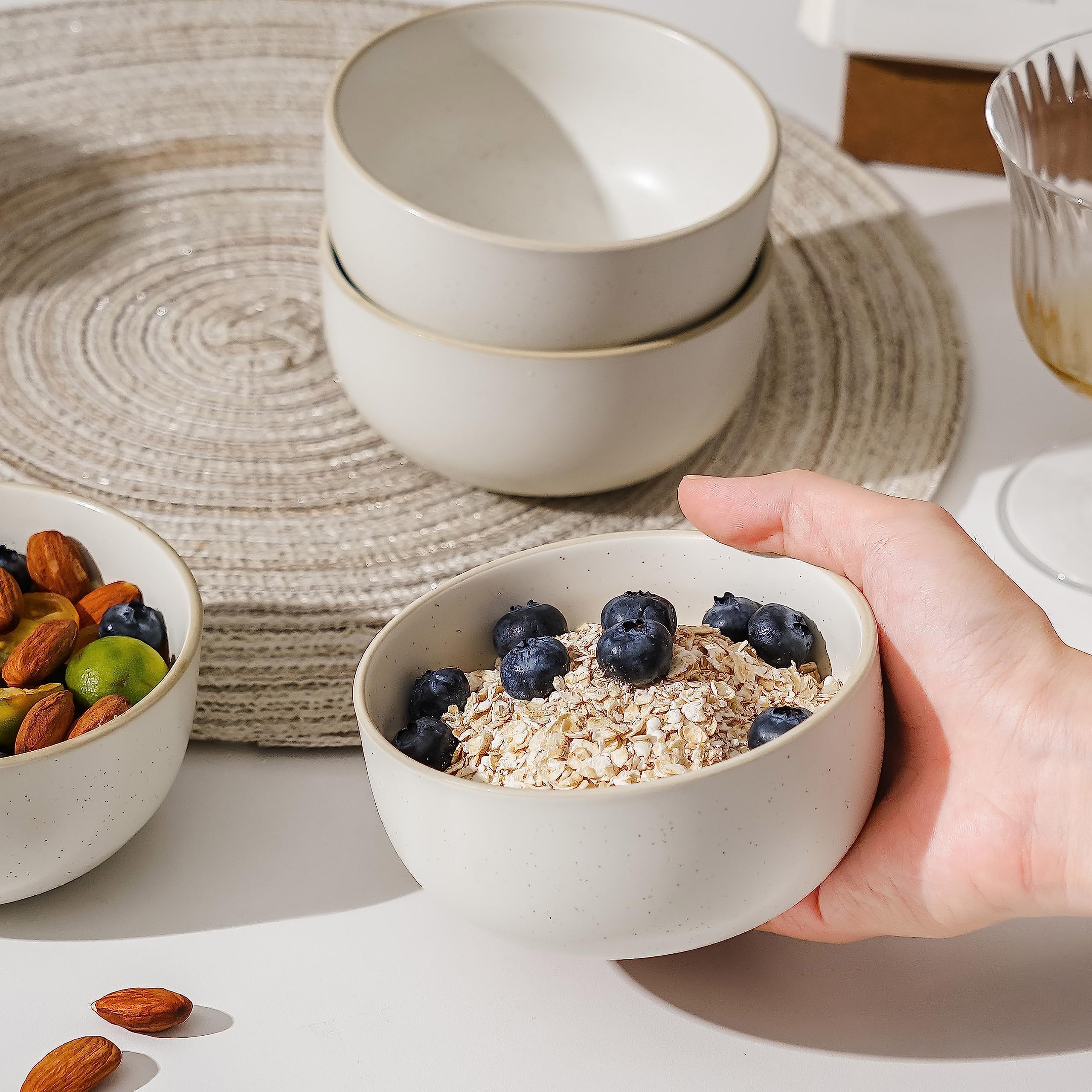 Amazon.com: S&Q'S CERAMICS Ceramic Small Bowls for Kitchen, Set of