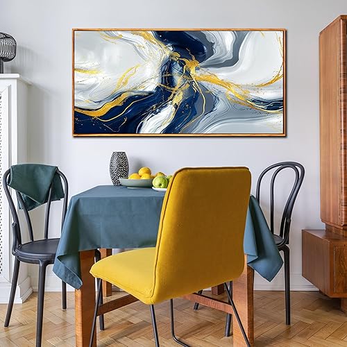 Miniatura 2 de Kepgonegu Lienzo abstracto colorido para pared, imagen abstracta grande, impresiones modernas en lienzo para sala de estar, dormitorio, oficina,