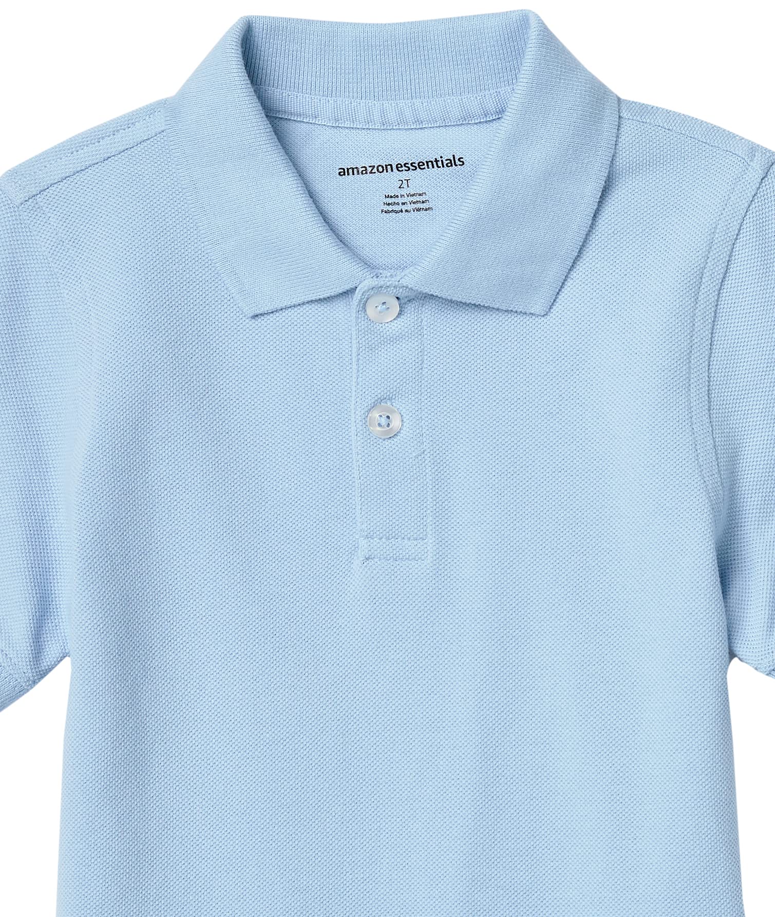 Amazon Essentials Jungen Kurzärmlige Piqué-Poloshirts Für Schuluniformen, Multi-Packs
