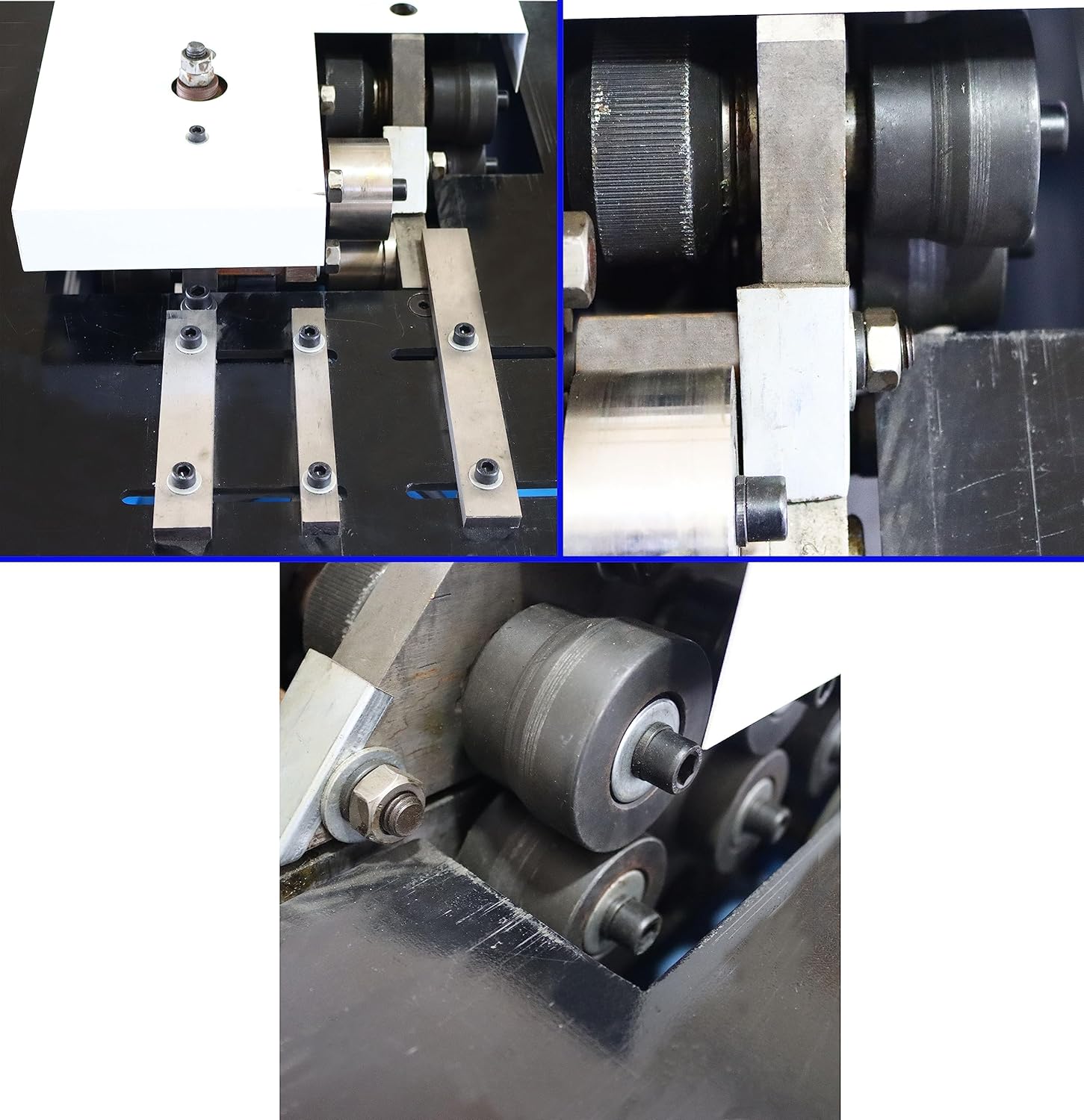 TECHTONGDA Electric Sheet Metal Seamer Seam Rolling Forming Machine 0.02-0.05inch Thick Sheet 220V
