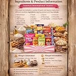 International Snack Gift Basket, Assorted Treats from Around the World, Variety Pack for All Tastes, Authentic International Flavours, This Curated Collection Comes with a Mix of Global Snacks in One Box , By Lecsa Specialty Snacks