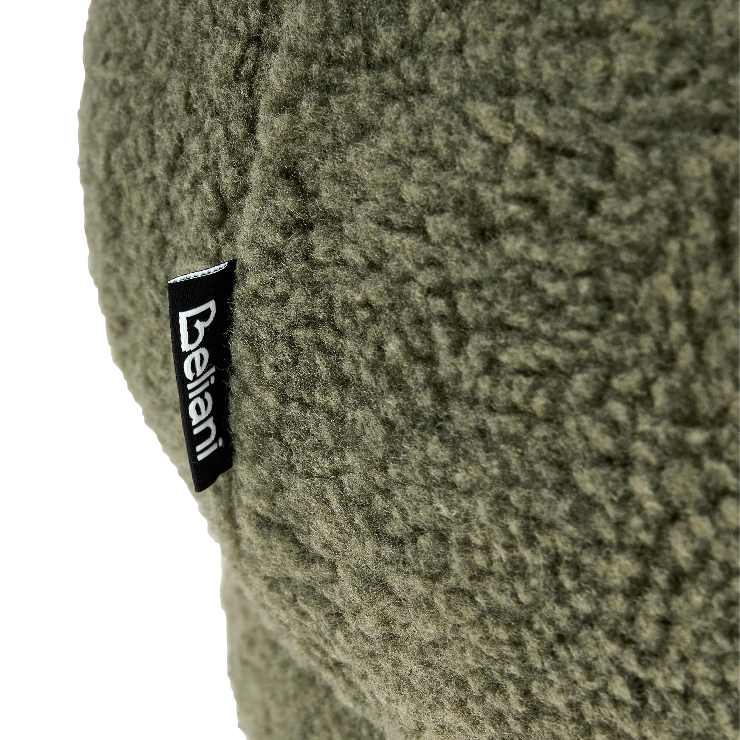 Banc Rembourré Moderne Tabouret d'Appoint Bouclé Vert Ellendale