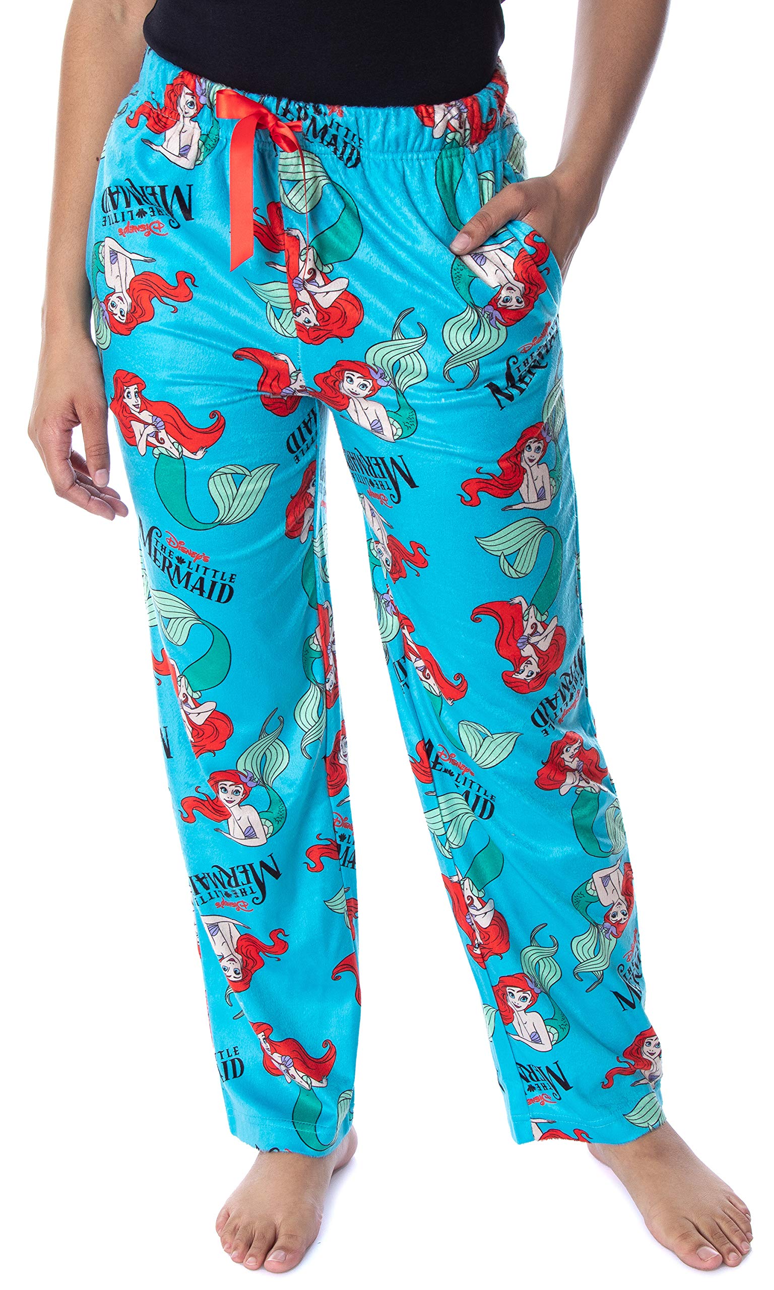 Disney Womens Little Mermaid Ariel Fleecy Soft Loungewear Sleep