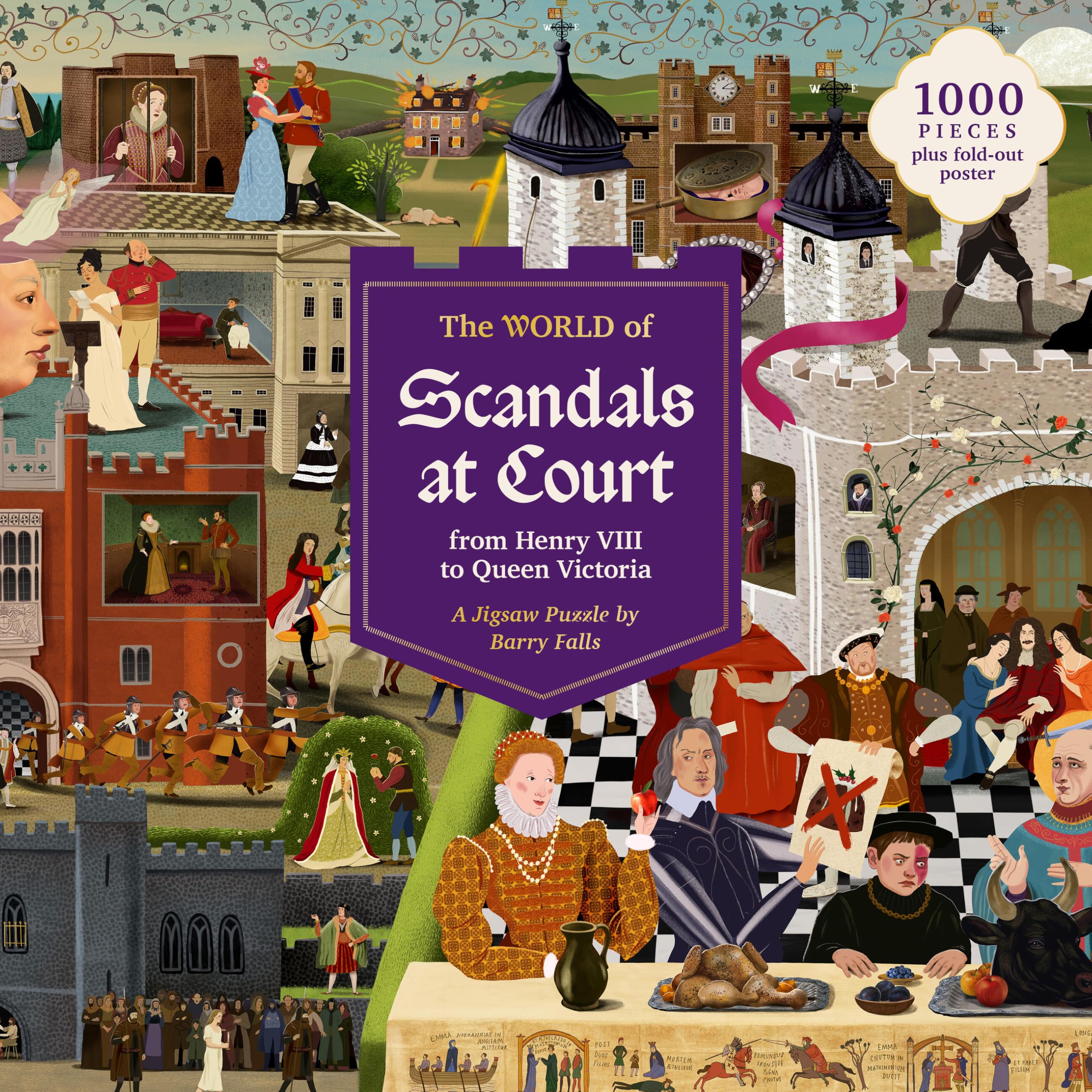 The World of Scandals at Court A 1000-piece Jigsaw Puzzle/Anglais