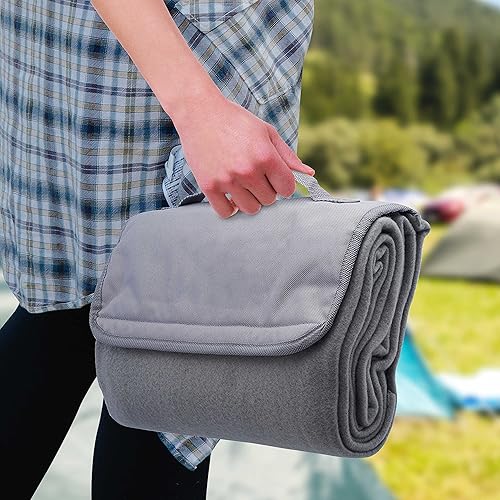 Miniatura 6 de DISCOUNT PROMOS Juego de 10 mantas enrollables de pícnic, paquete a granel, gran manta al aire libre para camping, picnic, playa, deportes,