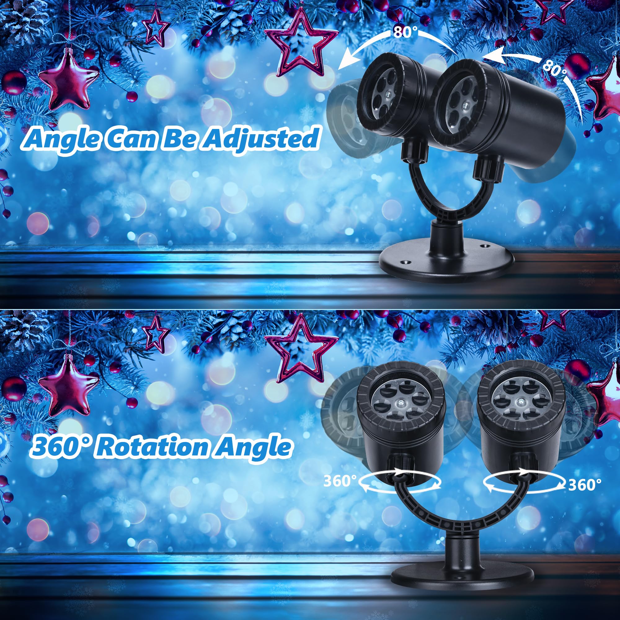 Christmas Projector Lights - Dynamic Holiday Display -5 Christmas Projector Lights - Dynamic Holiday Display -5