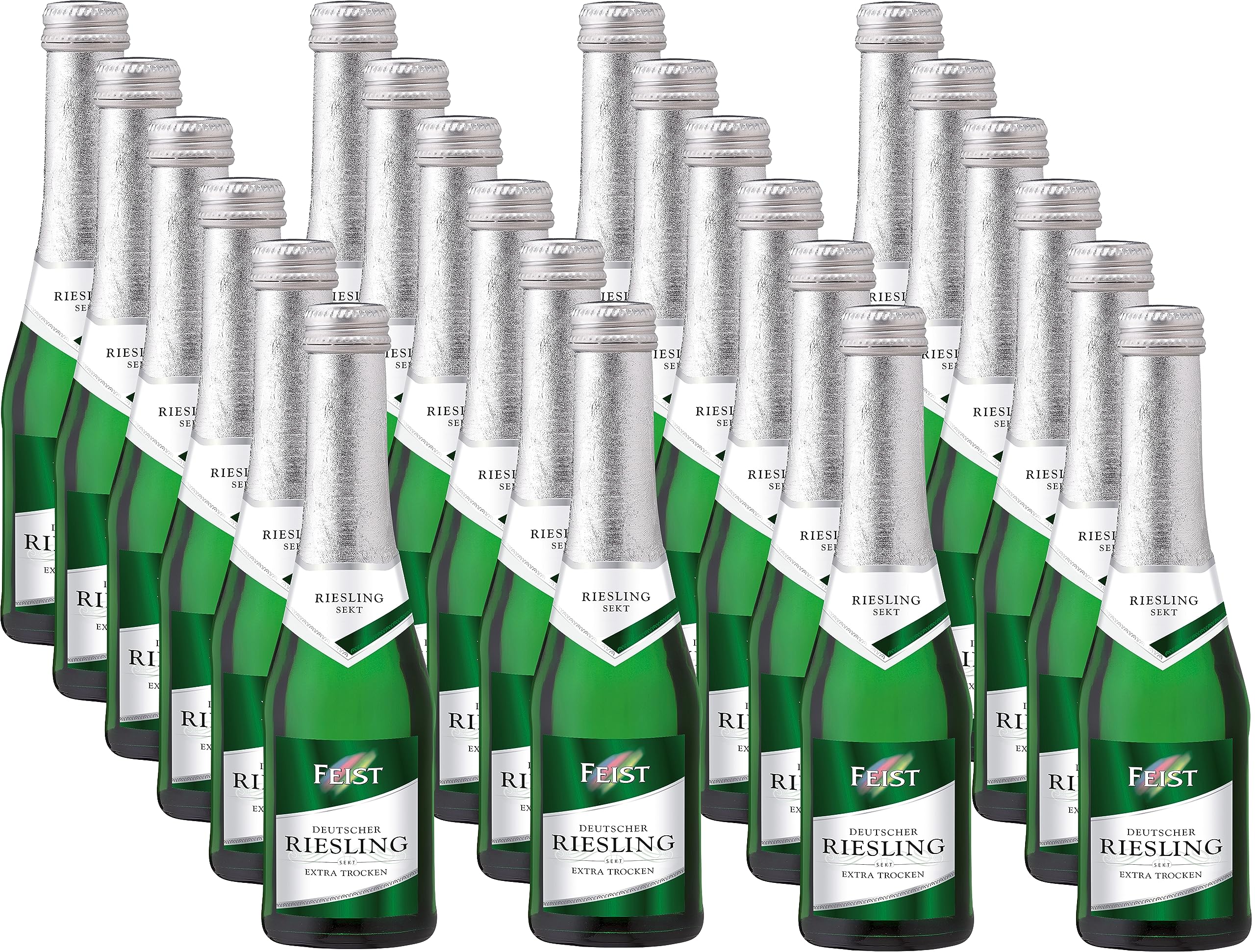 Feist deutscher Riesling Sekt extra trocken (24 x 0,2 l)