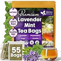 Vista 95 de FreshDrinkUS, 75 bolsas de té de cardo mariano premium, 100% natural y puro de semillas de cardo mariano. Té de hierbas con semillas de cardo