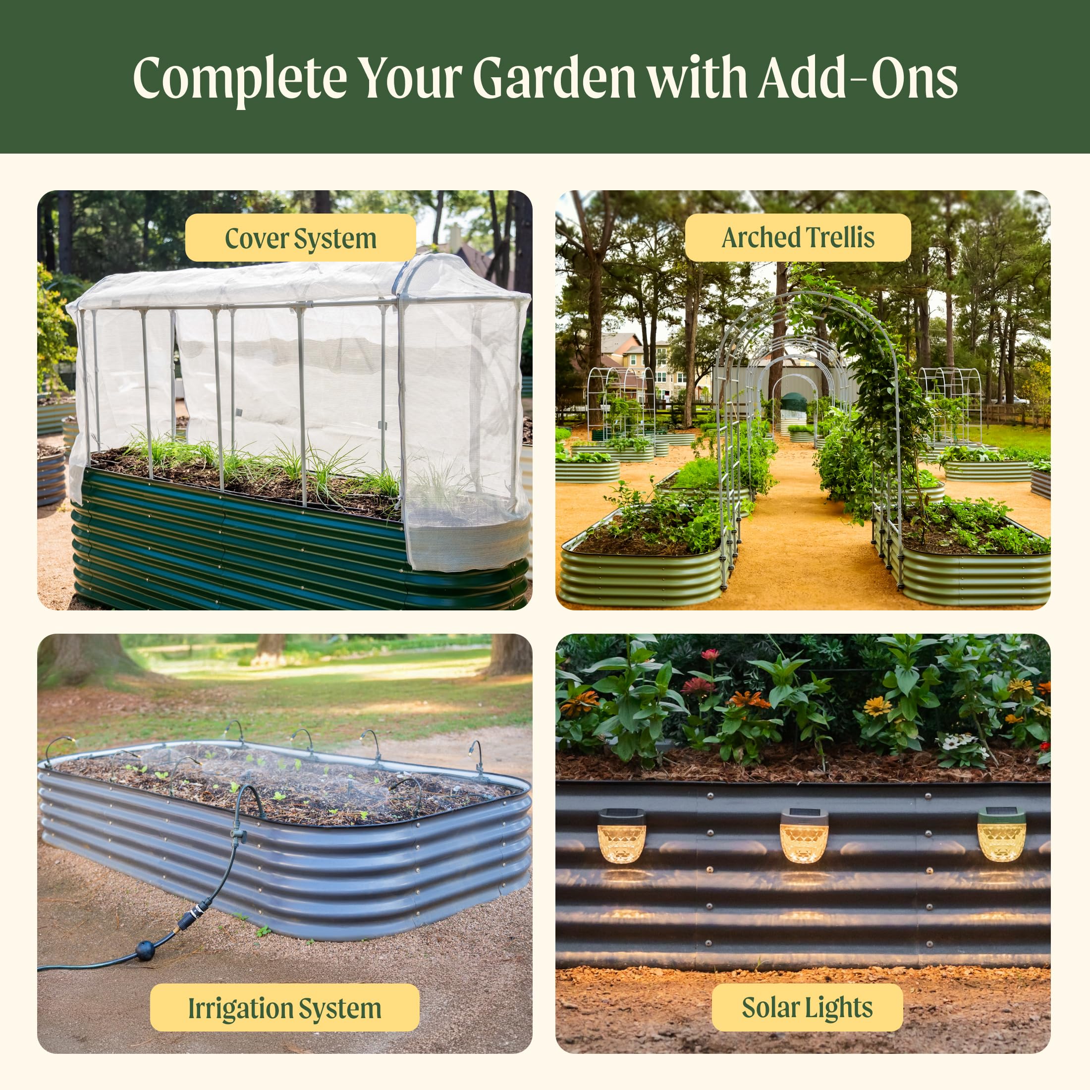 Vego Raised Garden Beds - Modular Planter Kits -7
