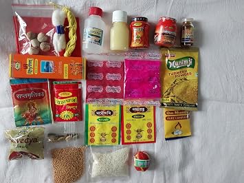GOOFY TURTLE Poojan Samagri Kit Puja Kit 25 Items Traditional Pooja Essentials.