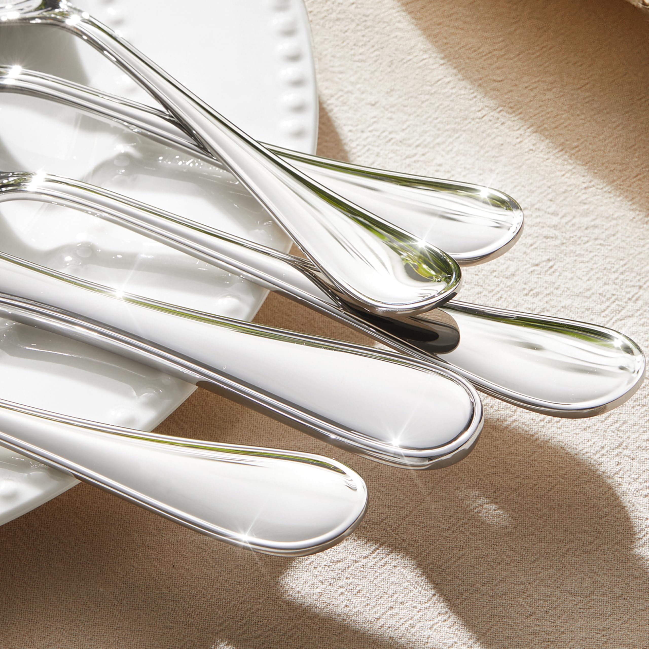 12-Piece 8-Inch Teardrop Dinner Forks Set, 18/10 Stainless Steel Table Fork — Amazon image 5