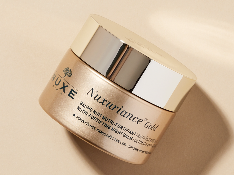 Nuxe Nuxuriance Gold Nutri-Fortifying Night Balm, Anti-Aging, Replenishing Night Cream, 1.7 Fl Oz