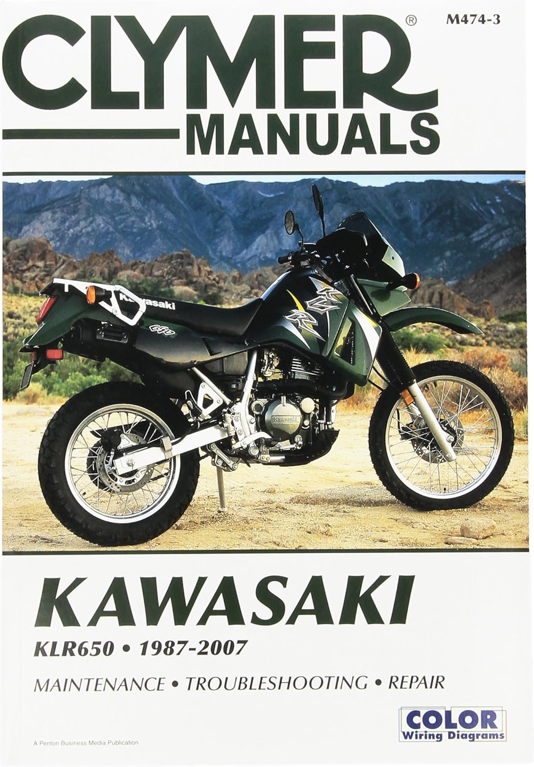 Clymer Service Manual For 87-07 KAWASAKI KLR650